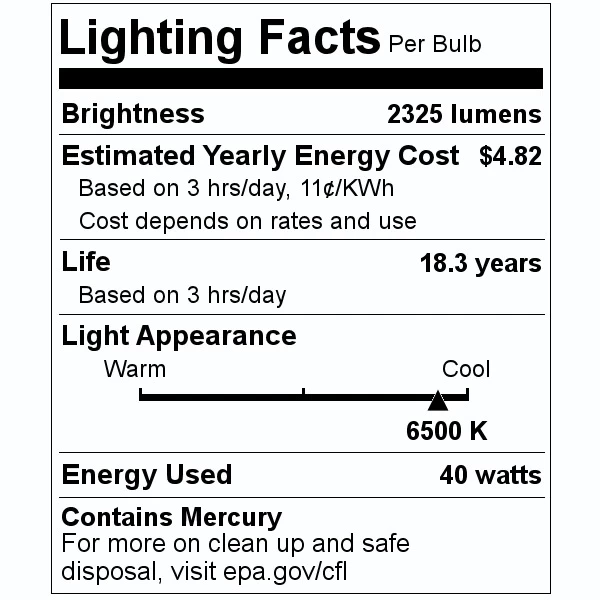 Philips Fluorescent Light Bulb (162990)