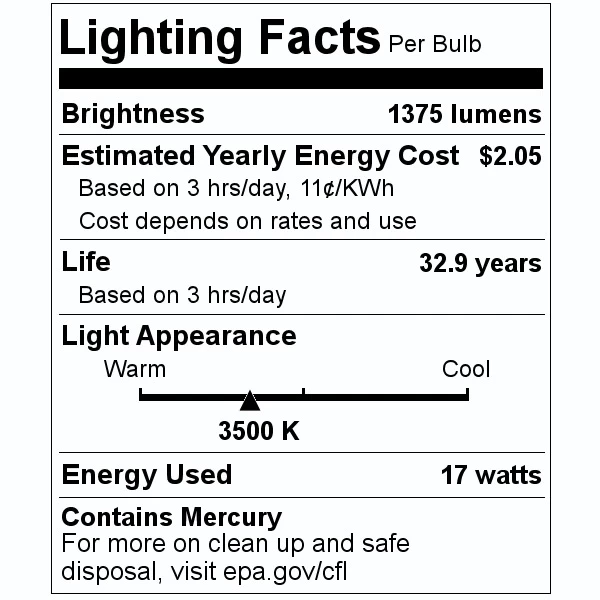 Philips Fluorescent Light Bulb (167312)