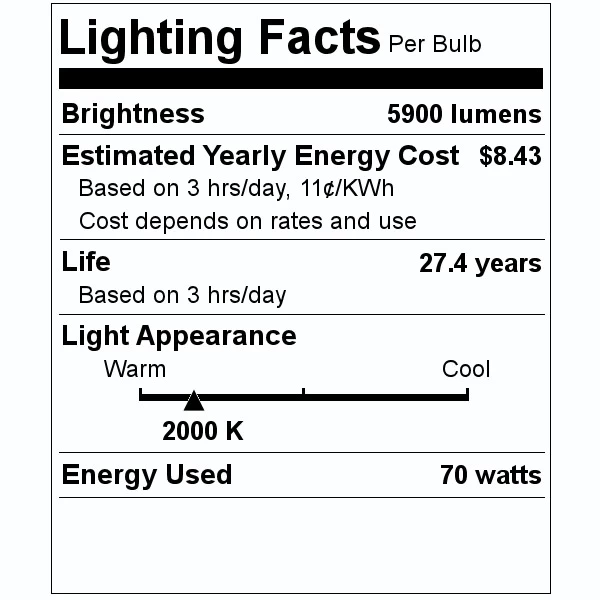 Philips High Pressure Sodium HID Light Bulb (204264)