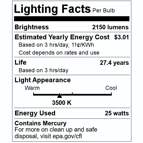 Philips Fluorescent Light Bulb (281907)