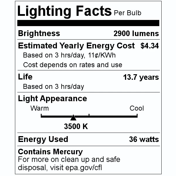 Philips Compact Fluorescent Light Bulb (349423)