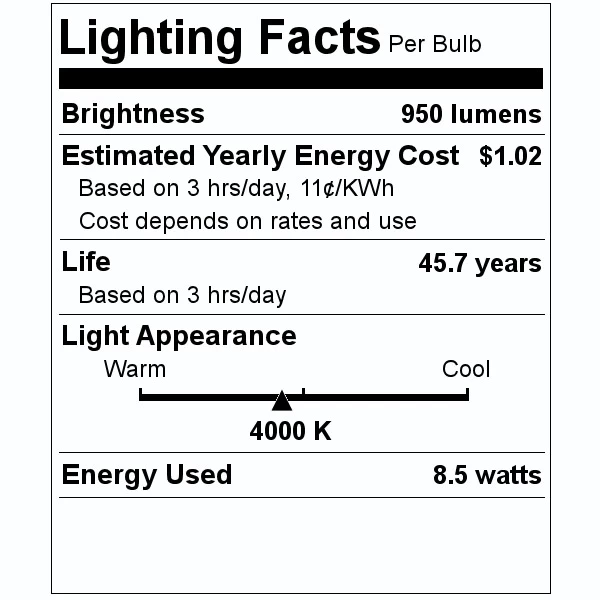 Philips LED Light Bulb (458398)