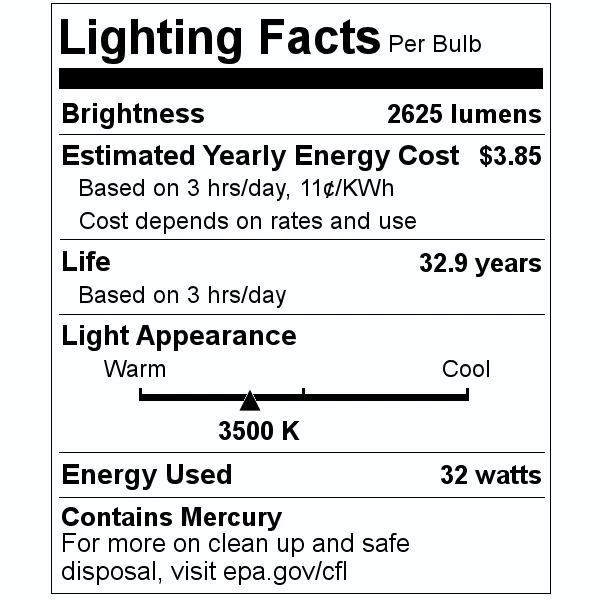 Philips Fluorescent Light Bulb (536490)
