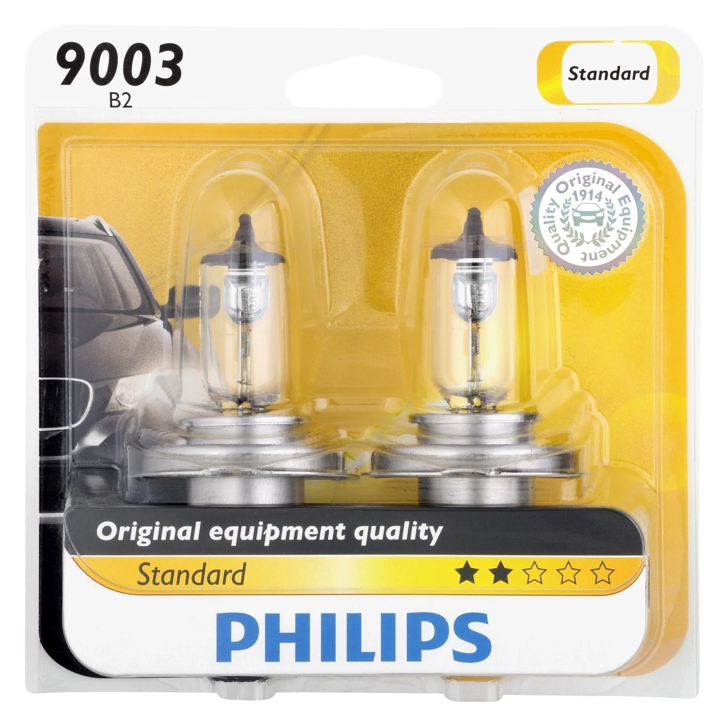 Philips® 9003B2 - Standard Replacement Bulbs (9003)