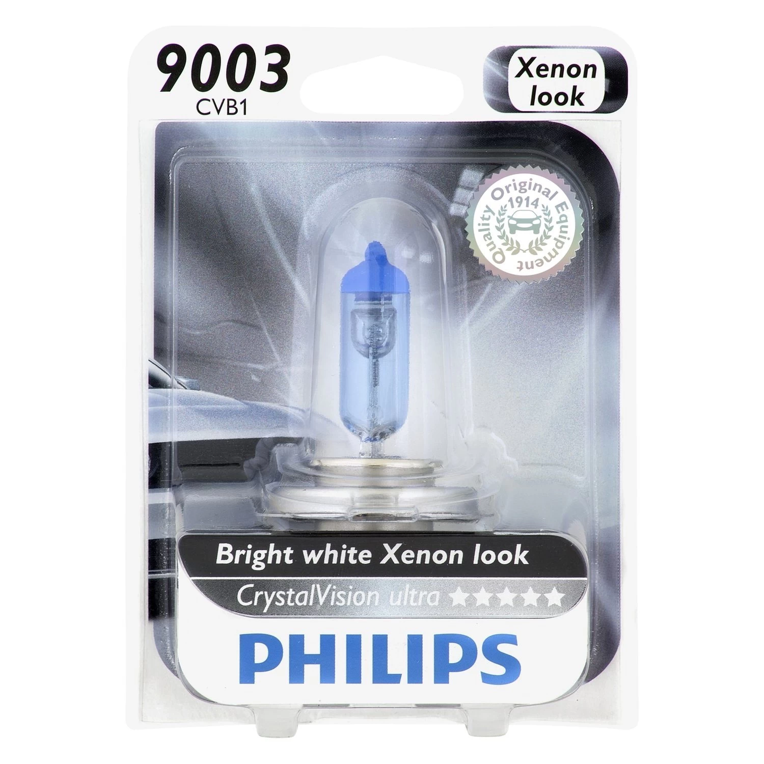 Philips® 9003CVB1 - CrystalVision Ultra Replacement Bulb (9003)