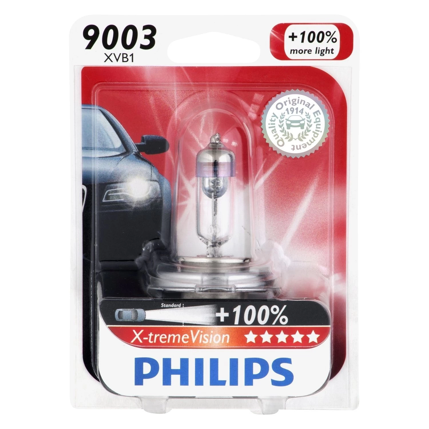 Philips® 9003XVB1 - X-tremeVision Replacement Bulb (9003)